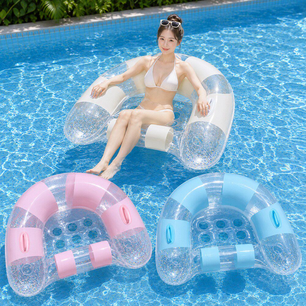 Pool Lounger Inflatable - 성인용 풍선 수영장 플로트 물놀이 해먹