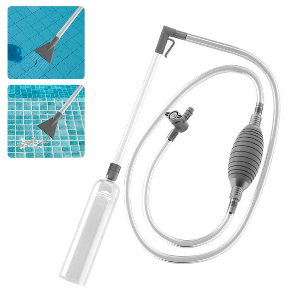 Pool Vacuum Manual - 2 개의 노즐 어댑터가있는 수영장 진공