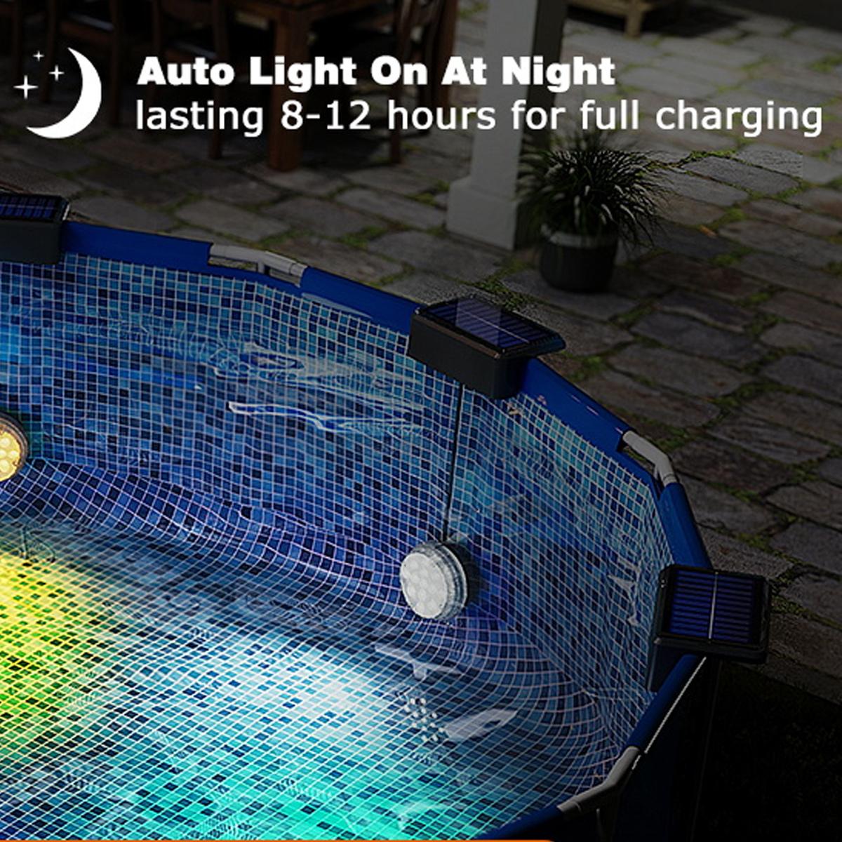 수중 태양광 수영장 조명, 리모컨 LED RGB 충전식 - Pool Light Solar Rechargeable 리뷰 및 가격