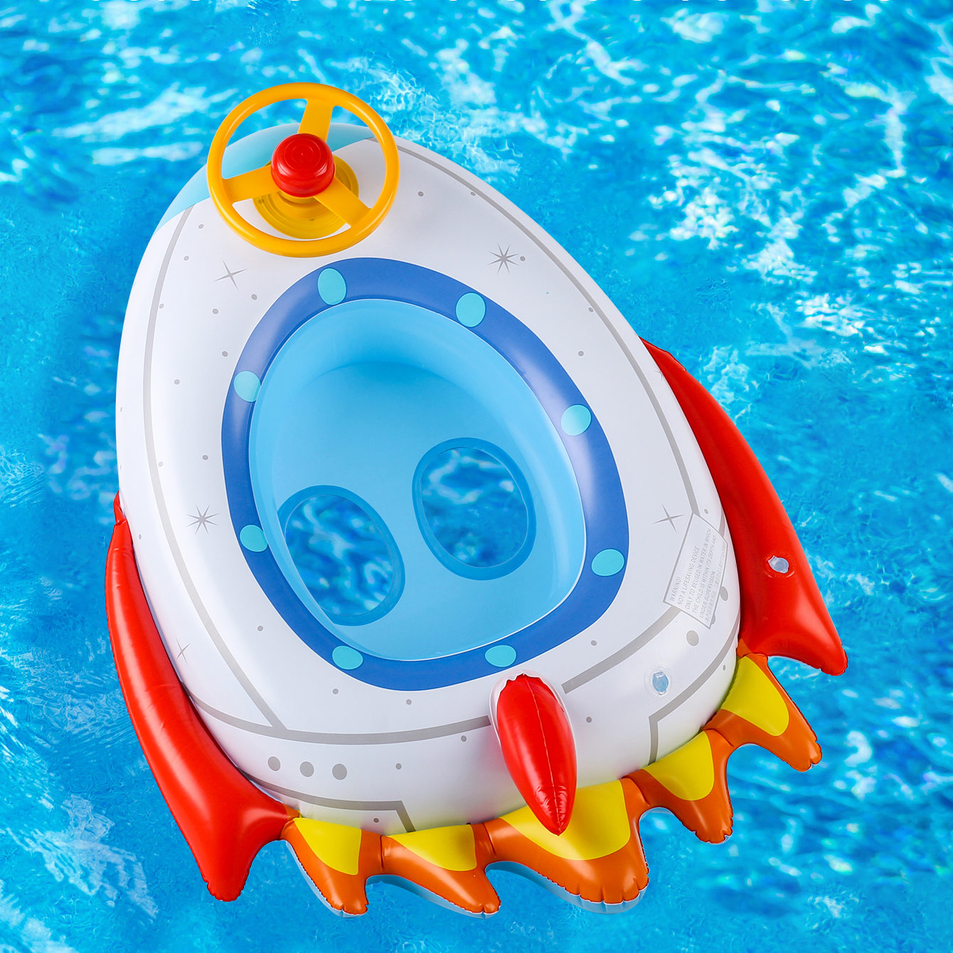 1PC 로켓 모양의 두꺼운 풍선 시트 링(스티어링 휠  - Pool Float Ring Inflatable 리뷰 및 가격