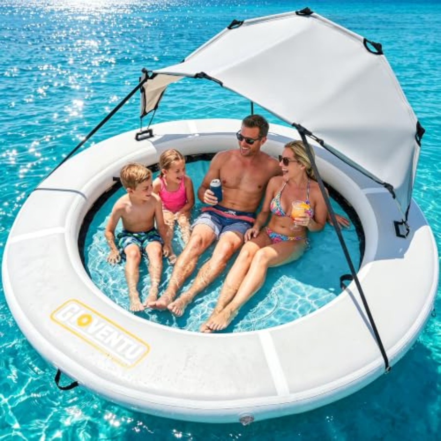 8피트(2.4m) 크기의 수상 해먹형 튜브, 호수 및  - Pool Float Ring Inflatable 리뷰 및 가격
