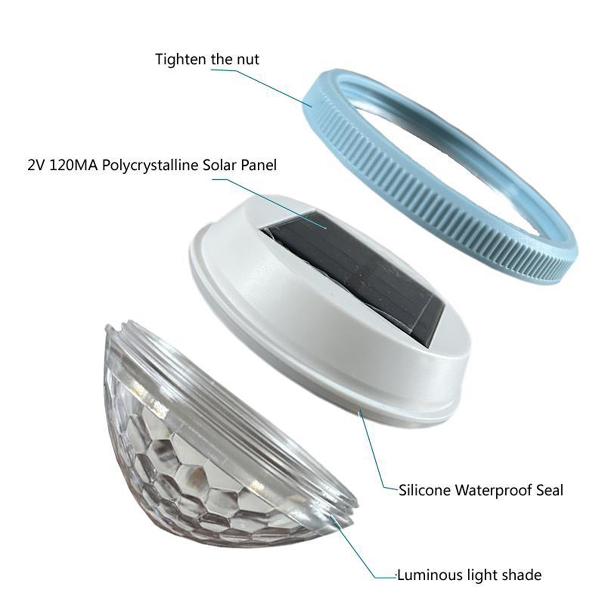 태양 부동 수영장 빛 패널 야외 램프 정원 장식적인 전 - Pool Light Solar Rechargeable 리뷰 및 가격