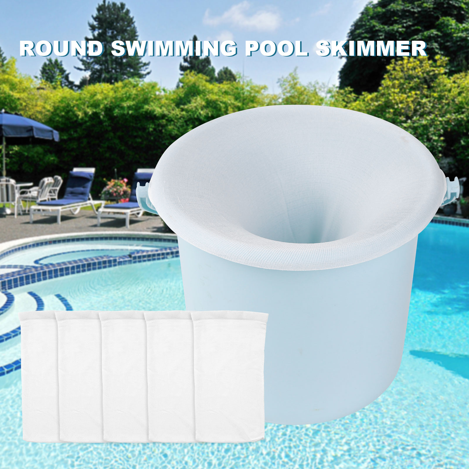 100-5PCS 풀 스키머 양말 탄성 나일론 메쉬 수영 - Pool Skimmer Net 리뷰 및 가격