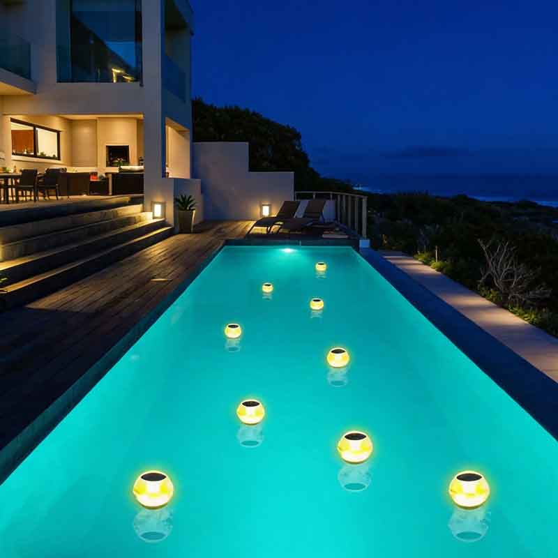 연못 스파 폭포 분수용 태양광 수영장 조명 4가지 색상 - Pool Light Solar Rechargeable 리뷰 및 가격