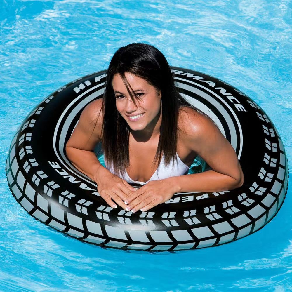공기 주입식 수영 튜브, 특대형, 두꺼운 재질, 손잡이 - Pool Float Ring Inflatable 리뷰 및 가격