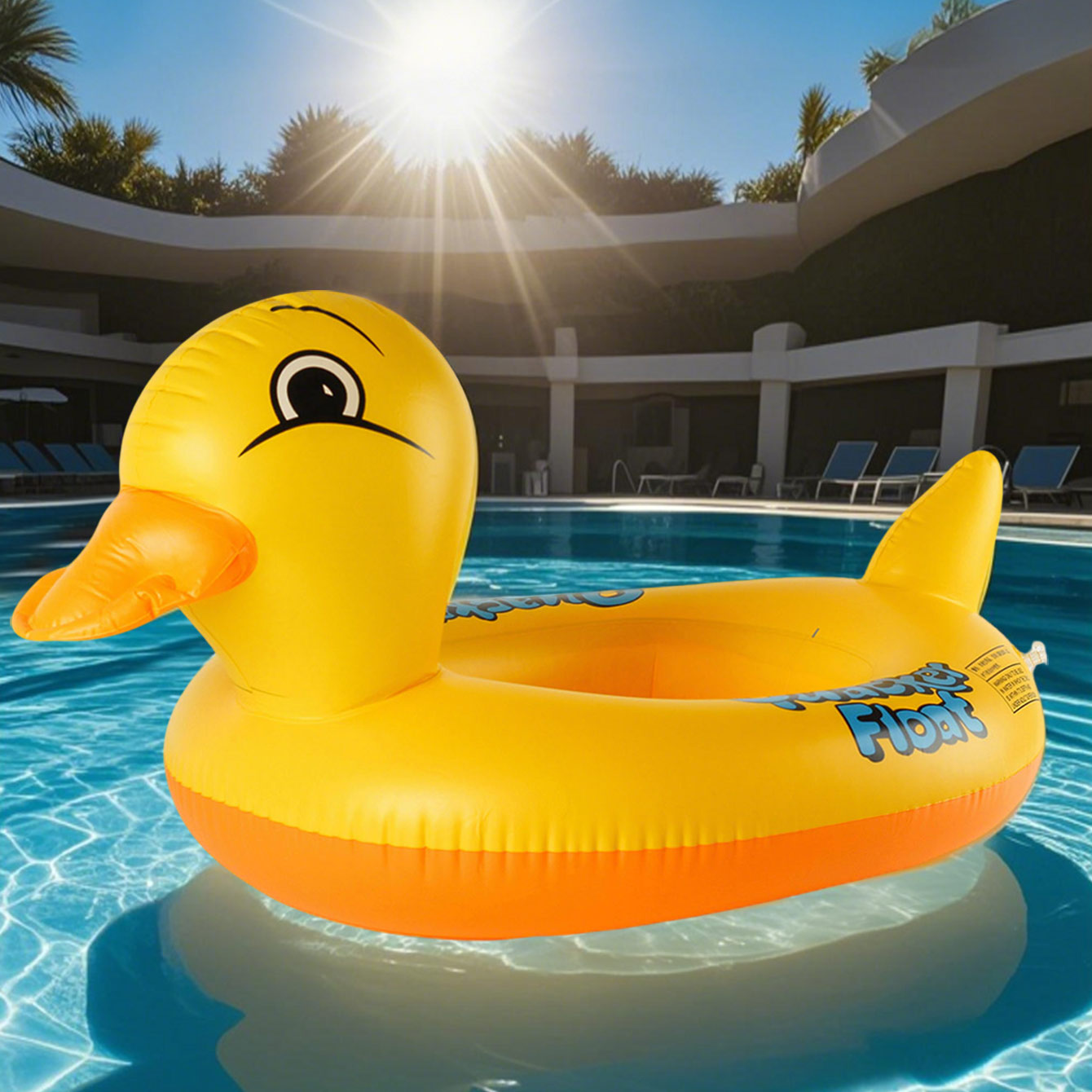 1PC 오리 모양의 두꺼운 풍선 겨드랑이 플로트(시트  - Pool Float Ring Inflatable 리뷰 및 가격