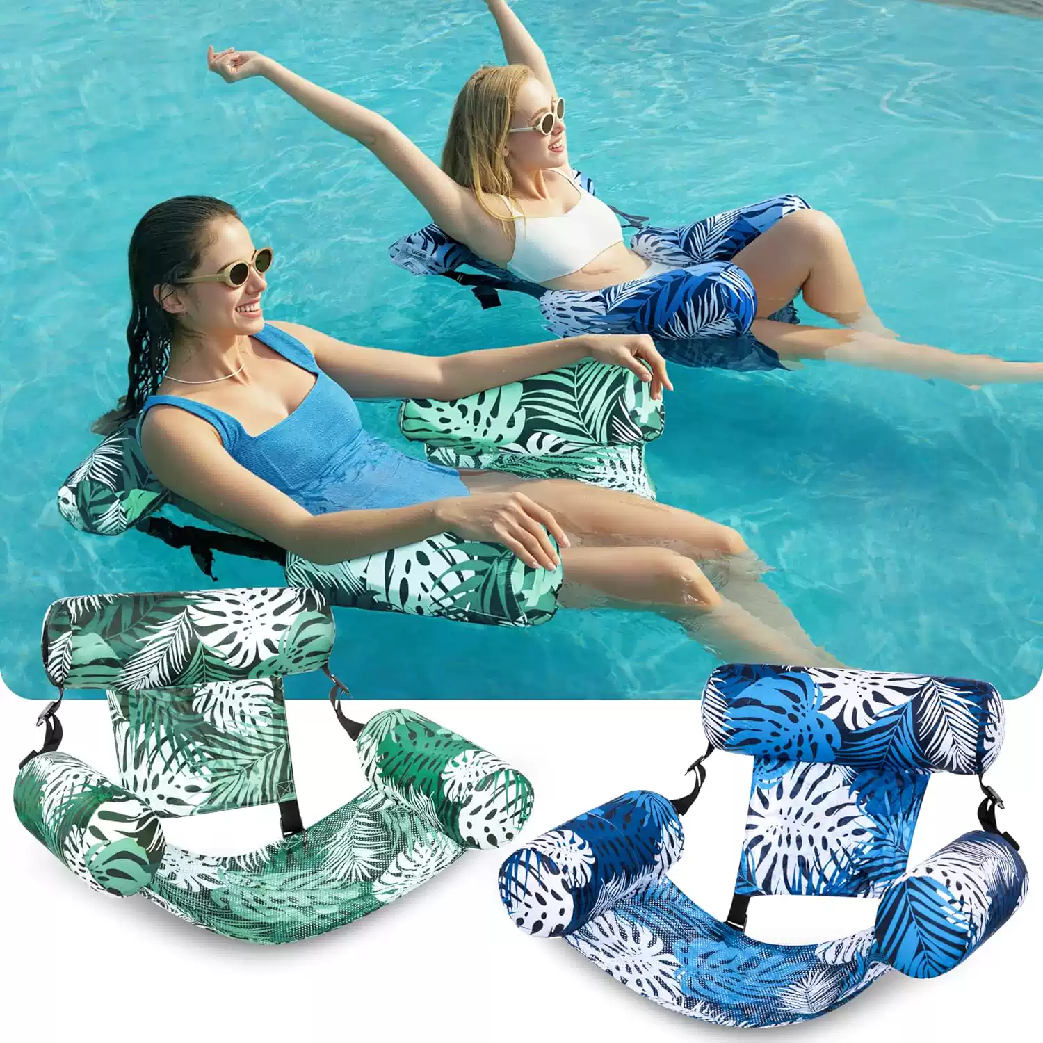 수영장용 튜브 의자, 팔걸이와 등받이가 있는 성인용 팽 - Pool Lounger Inflatable 리뷰 및 가격