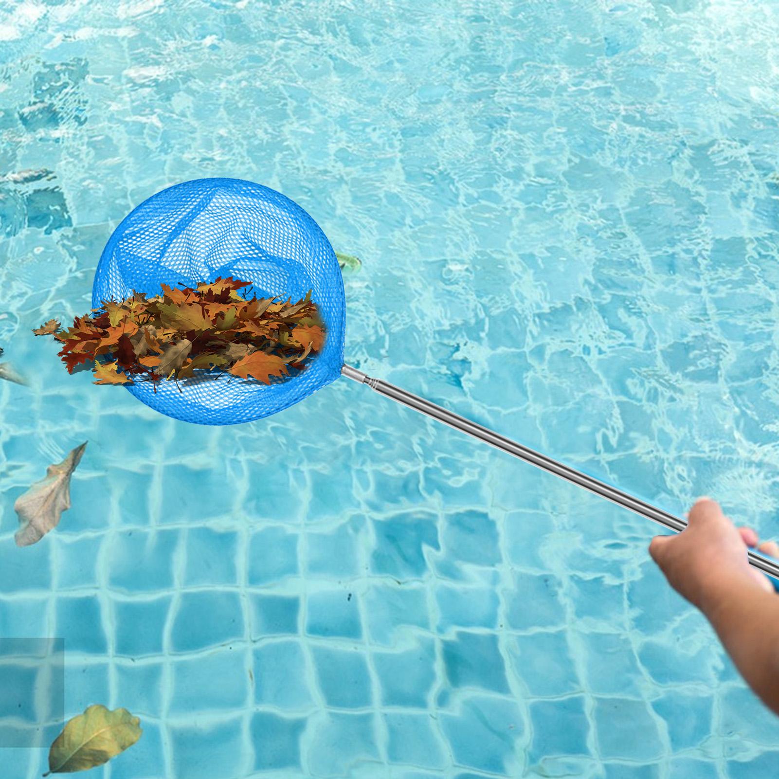 텔레스코픽 폴이 있는 수영장 스키머 그물망, 스테인리스 - Pool Skimmer Net 리뷰 및 가격